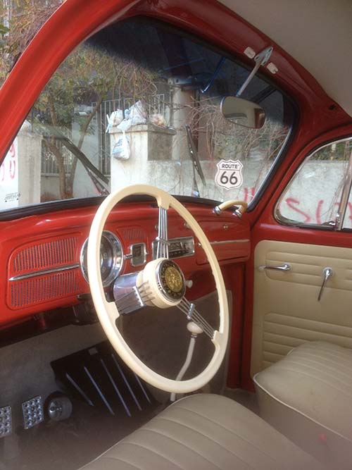 1965 Model Volkswagen Restorasyon 1300 Siyah Kırmızı