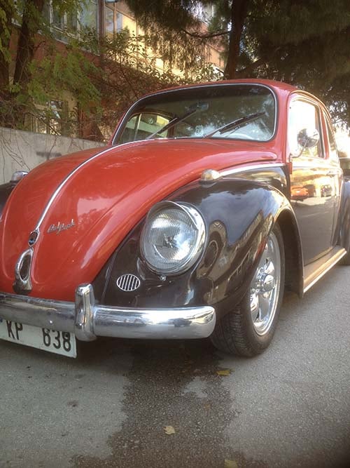 1965 Model Volkswagen Restorasyon 1300 Siyah Kırmızı