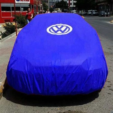 Vw Classic Club Blue Tarpaulin with VW Logo
