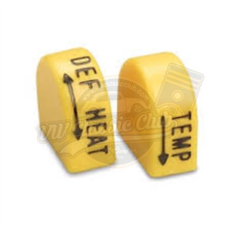 Heater Switch Dual Yellow Caps