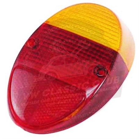 Rear Light Lens in Red and Yellow (Piece) (1200)