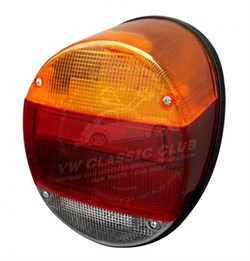 Complete Rear Light - Yellow & Red Lens (1303)