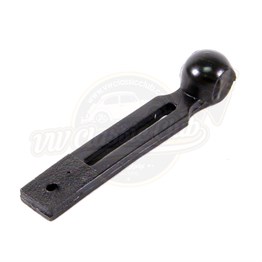 Rear Seat Strap, Black Rubber (Piece) (1100-1200-1300-1302-1303-T2-Karmann)