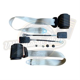Front Seatbelt with 3 Joints Automatic Type Beige Pair