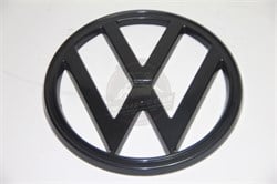 VW Front Badge Black (Piece) (T2)