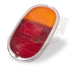 Complete Rear Light Lens in Red and Yellow