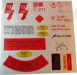Sticker Seti (1100-1200-1300-1302-1303-T1-T2)