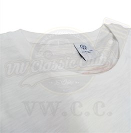 VW Lisanlı Beyaz Baskılı T-Shirt 