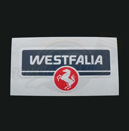 Westfalia Yan Etiket Mavi Kırmızı